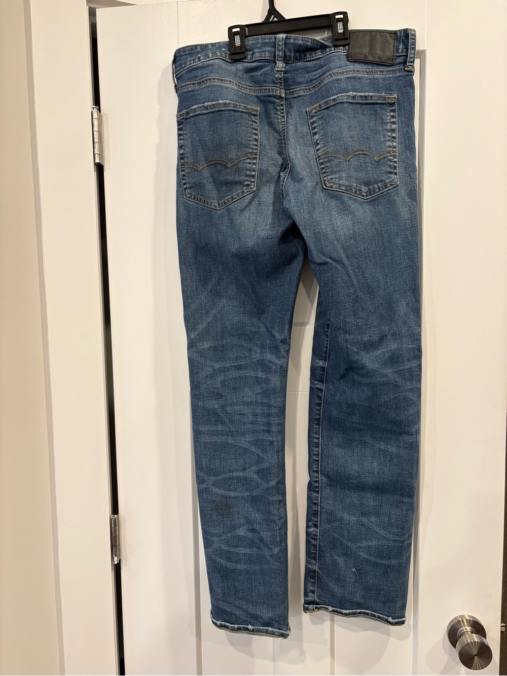 American Eagle Outfitters Men's Medium Blue Straight Jeans - Picture 2 of 5
